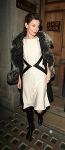 Anna Friel Leaving the Vaudeville Theatre - November 1, 2012