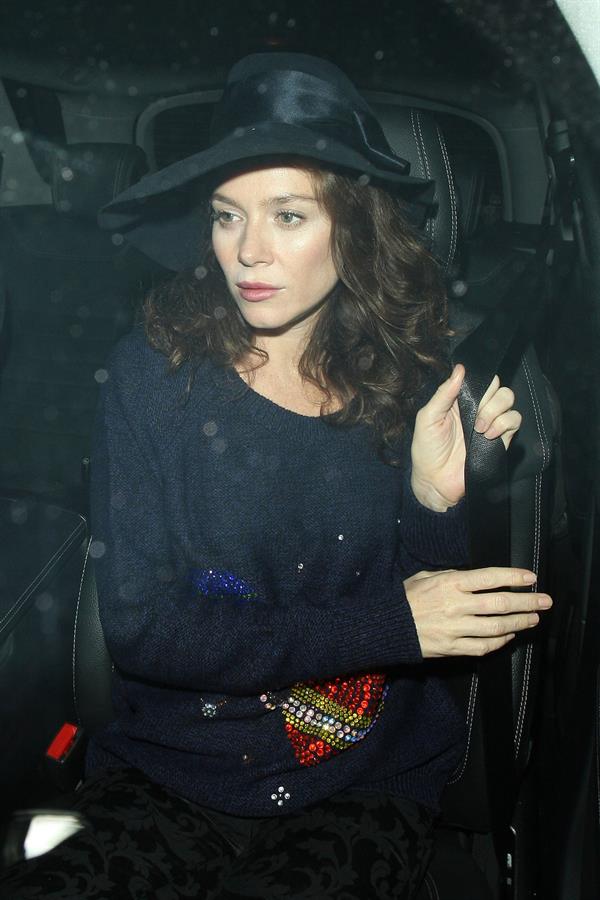 Anna Friel Vaudeville Theatre in London - November 6, 2012