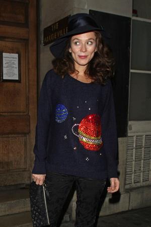 Anna Friel Vaudeville Theatre in London - November 6, 2012