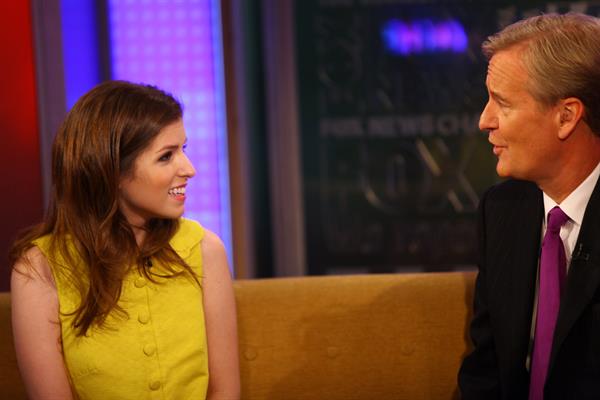 Anna Kendrick visiting Fox and Friends in New York City on September 26, 2011