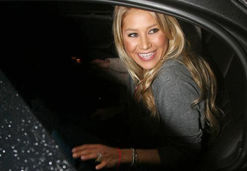 Anna Kournikova leaving the Live with Regis and Kelly studio in New York on September 20, 2011