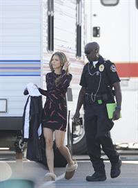 AnnaLynne McCord on the Set of 90210 11/6/12