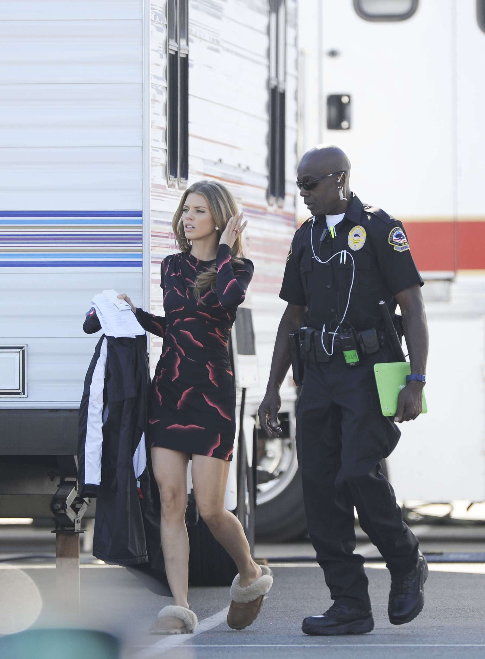 AnnaLynne McCord on the Set of 90210 11/6/12
