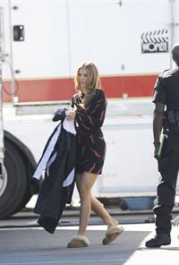 AnnaLynne McCord on the Set of 90210 11/6/12