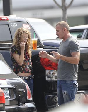 AnnaLynne McCord out for breakfast in Santa Monica 10/5/12 