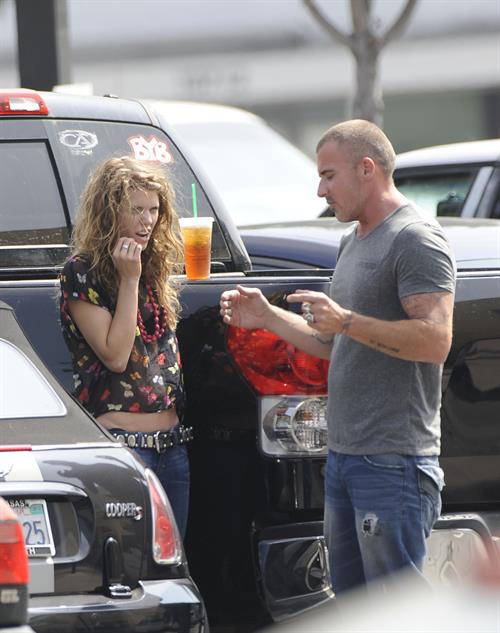 AnnaLynne McCord out for breakfast in Santa Monica 10/5/12 