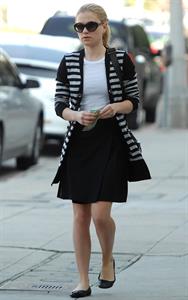 Anna Paquin at John Frieda Salon in Los Angeles on January 18, 2012