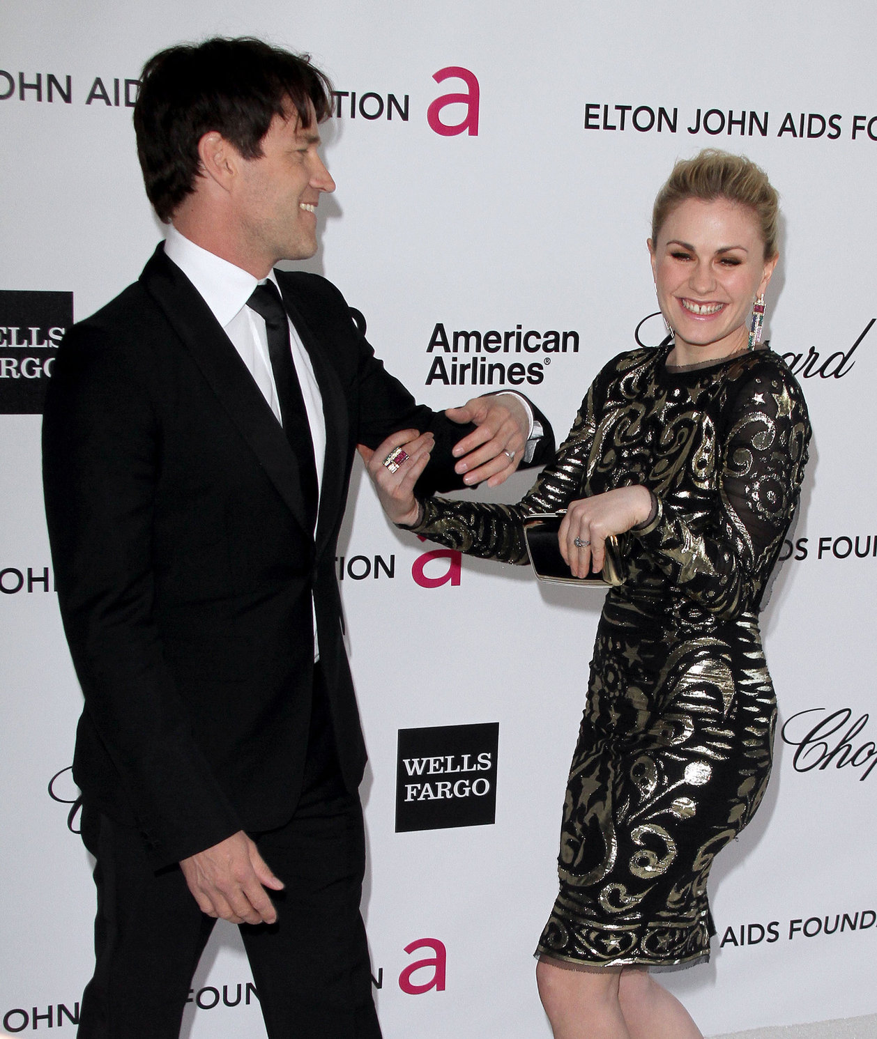 Anna Paquin 20th annual Elton John AIDS Foundation party on February 26, 2012