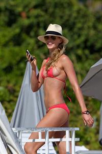 Anne Vyalitsyna bikini candids in Miami 11/22/12 