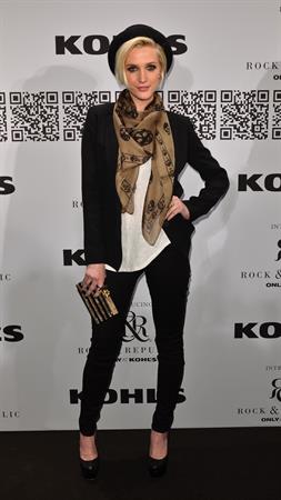 Ashlee Simpson at the Rock Republic for Kohl's fashion show on February 10, 2012