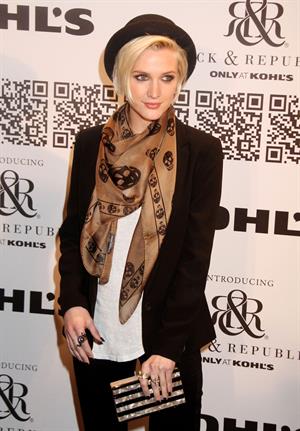 Ashlee Simpson at the Rock Republic for Kohl's fashion show on February 10, 2012