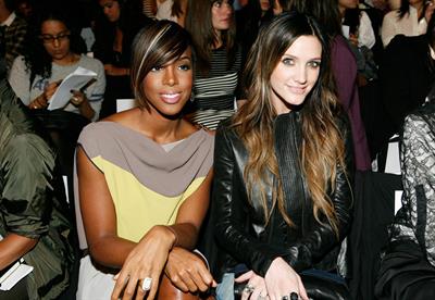 Ashlee Simpson at Max Azria Spring Collection on September 10, 2010