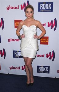 Ashley Benson attends the 22nd annual GLAAD Media Awards on April 10, 2011