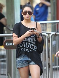 Ashley Benson and Vanessa Hudgens at Busch Gardens in Tampa Bay on March 3, 2012