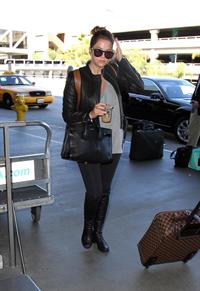 Ashley Benson – LAX airport arrival in LA 11/14/13  