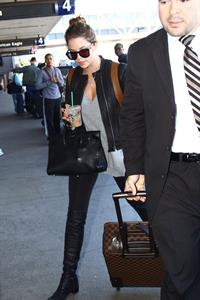 Ashley Benson – LAX airport arrival in LA 11/14/13  