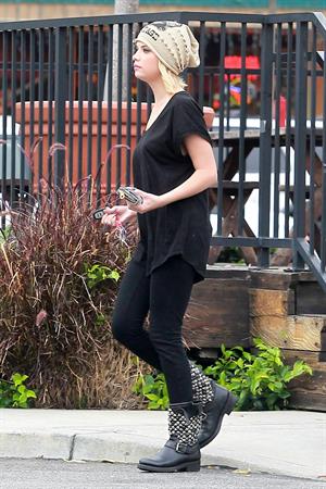Ashley Benson at Carneys Studio City on April 24, 2012