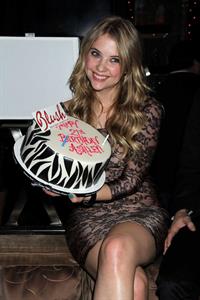 Ashley Benson celebrates her 21st birthday at Blush Nightclub in Las Vegas on Dec 21, 2010 