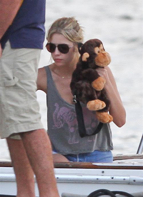 Ashley Benson bikini on a boat in Florida March 11, 2012 