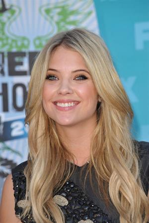 Ashley Benson attends the 2010 Teen Choice Awards at Gibson Amphitheatre on August 8 