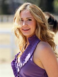Ashley Jones attends the Veuve Clicquot Polo Classic - Pacific Palisades, Oct. 5, 2013 
