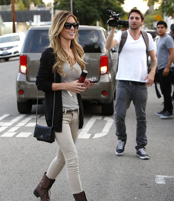 Audrina Patridge Leaving Andy LeCompte Salon in Beverly Hills (November 7, 2013) 