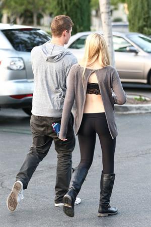 Ava Sambora leaving theater in Calabasas 10/31/12 