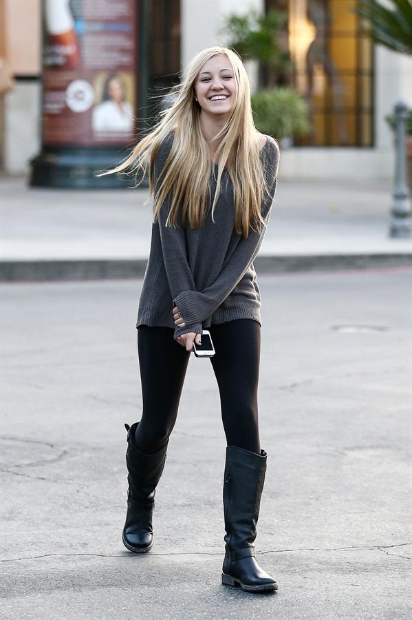 Ava Sambora leaving theater in Calabasas 10/31/12 