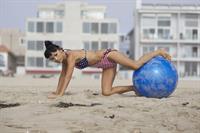 Bai Ling American-flag Bikini On Beach Los Angeles (10/04/12) 