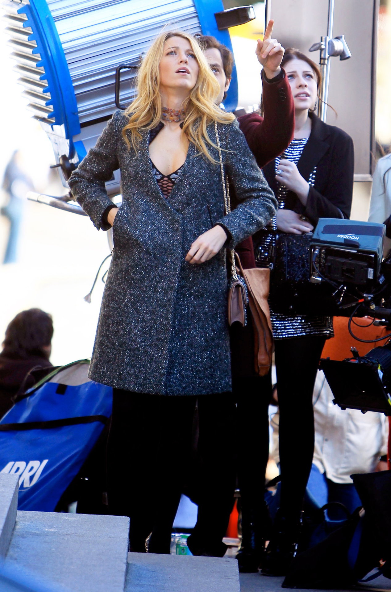 Blake Lively The Set of Gossip Girl in New York - October 11, 2012 
