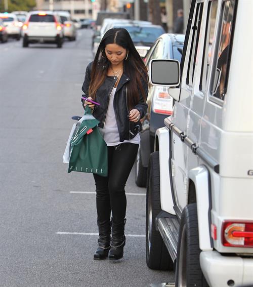 Brenda Song in LA 1/5/13  