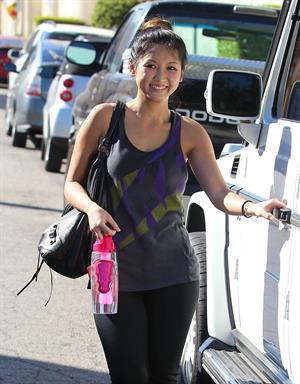 Brenda Song leaving gym in Studio City 11/6/12