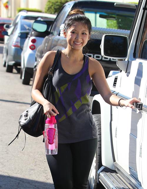 Brenda Song leaving gym in Studio City 11/6/12