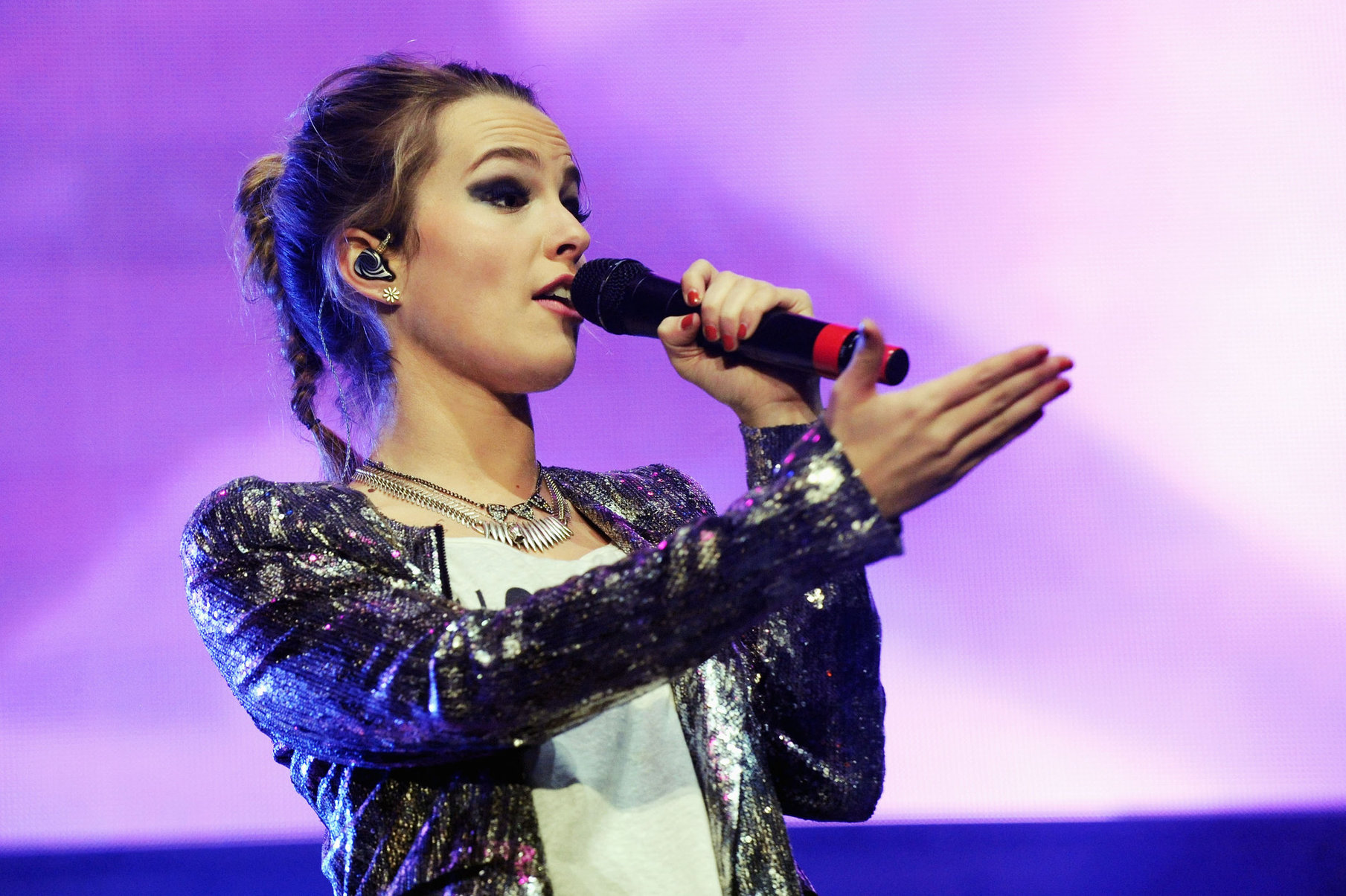 Bridgit Mendler Pictures Bridgit Mendler Power 96.1's 2012 Jingle Ball at the Philips Arena in Atlanta 12/12/12