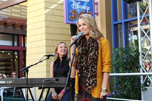 Bridgit Mendler performing at Studio Disney 365 10/23/12 
