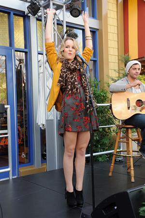 Bridgit Mendler performing at Studio Disney 365 10/23/12 