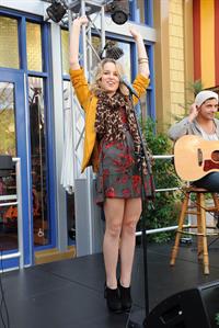 Bridgit Mendler performing at Studio Disney 365 10/23/12 