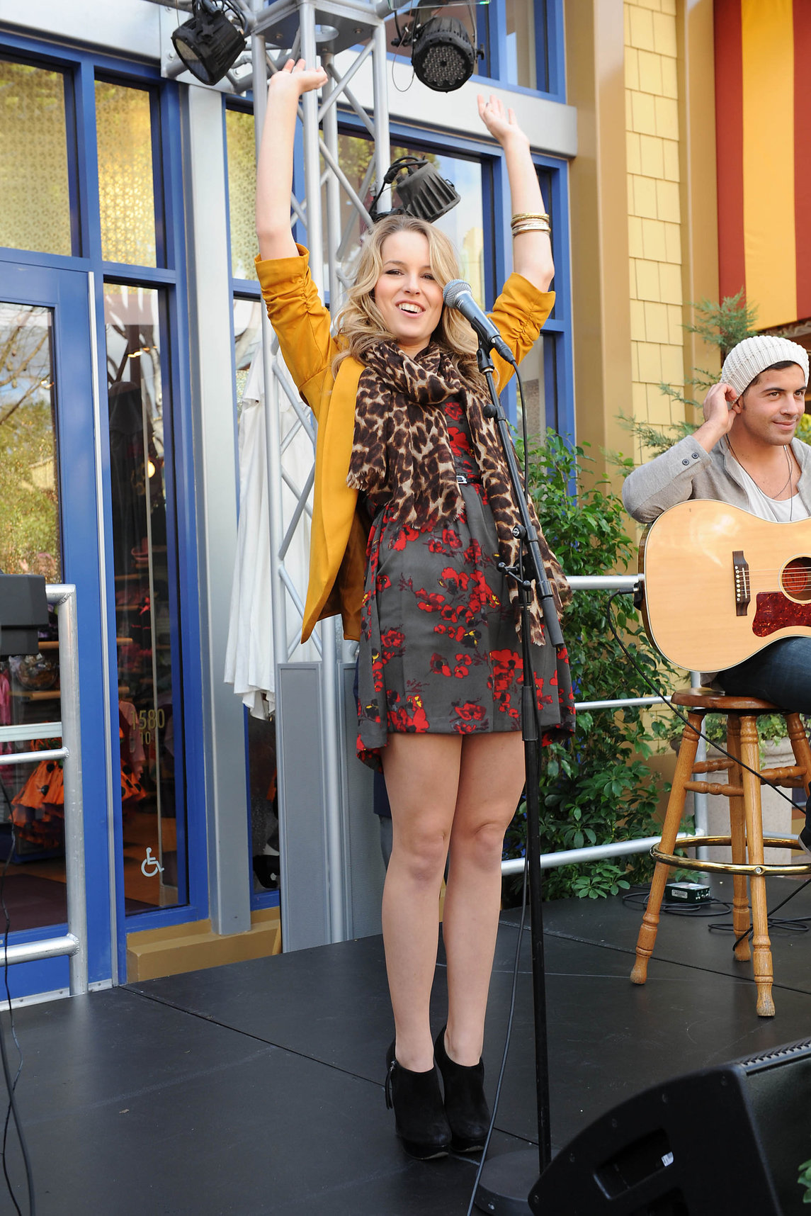 Bridgit Mendler performing at Studio Disney 365 10/23/12 
