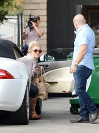 Britney Spears leaving dance studio in Sherman Oaks, on October 24, 2013