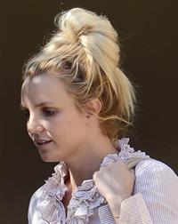 Britney Spears leaving dance studio in Sherman Oaks, on October 24, 2013