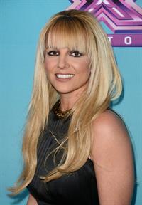 Britney Spears attends 'The Factor' Season Finale Press Conference at CBS Studios in L.A. - Dec. 17,2012 