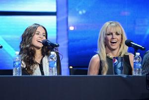 Britney Spears attends 'The Factor' Season Finale Press Conference at CBS Studios in L.A. - Dec. 17,2012 