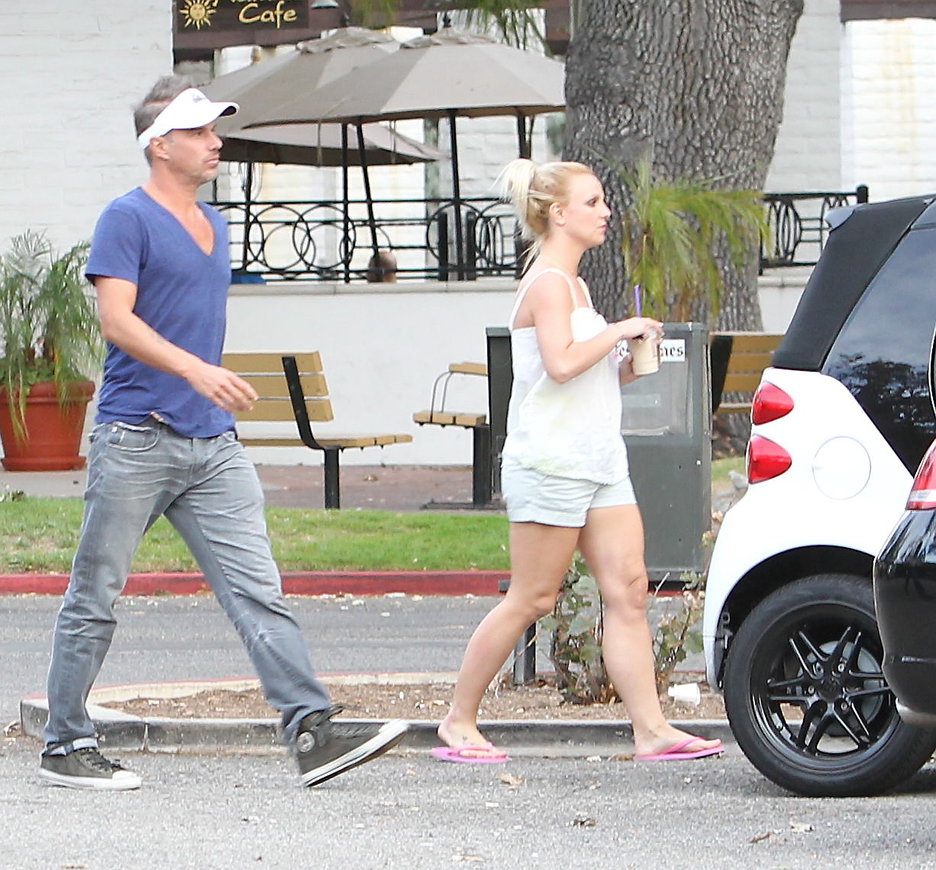 Britney Spears visits a Halloween store in Calabasas 10/7/12 