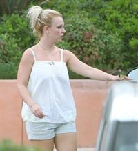 Britney Spears visits a Halloween store in Calabasas 10/7/12 