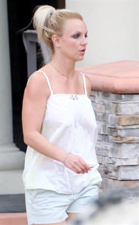 Britney Spears visits a Halloween store in Calabasas 10/7/12 