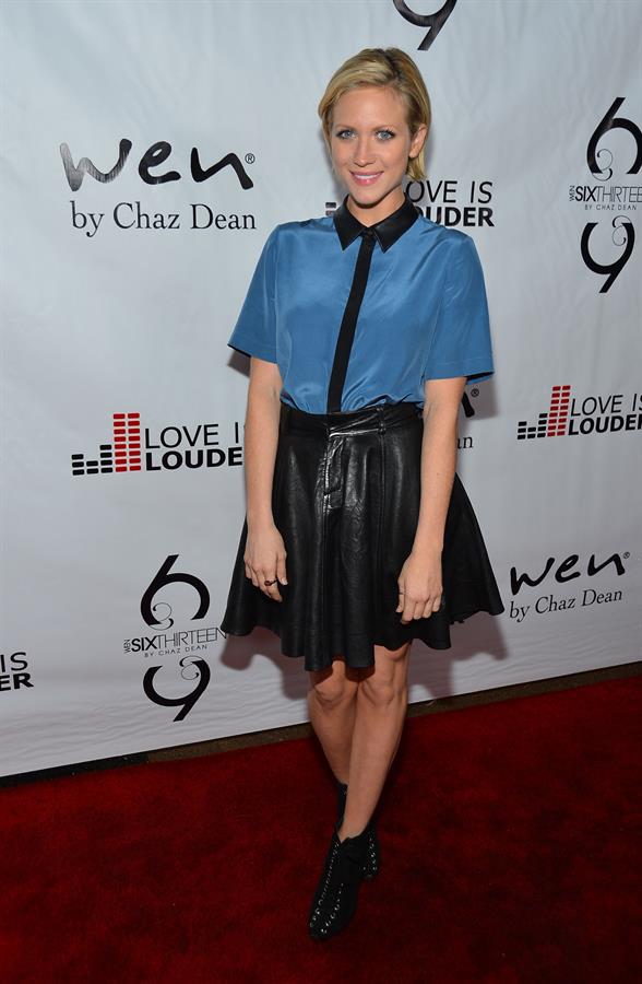 Brittany Snow Chaz Dean's Holiday Party Benefitting the Love is Louder Movement, 02 Dec 2012 