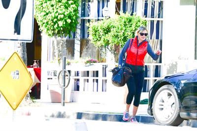 Cameron Diaz leaving the gym in Los Angeles 1/5/13 