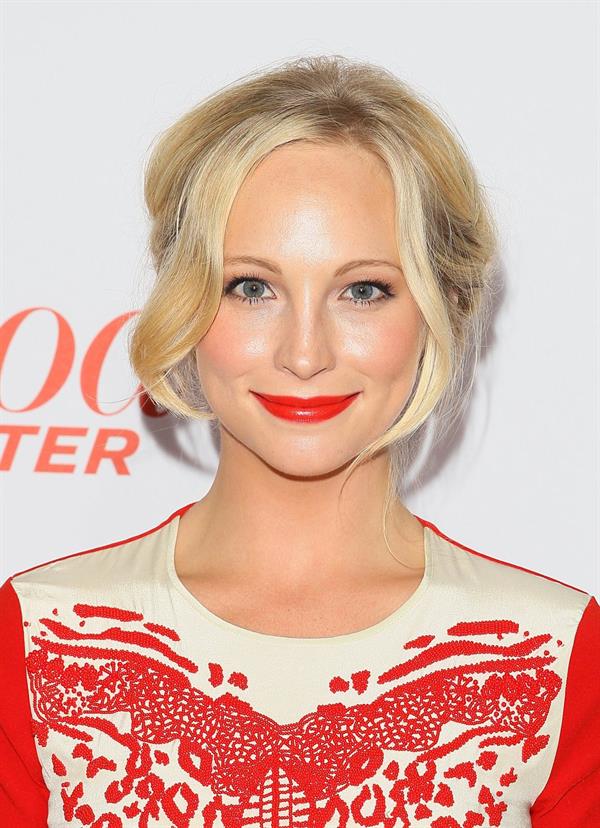Candice Accola attends The Hollywood Reporter's Emmy Party in West Hollywood, Sep. 19, 2013 