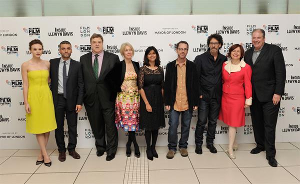 Carey Mulligan “Inside Llewyn Davis” screening at the BFI Film Festival in London, October 15, 2013 