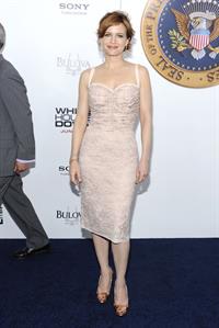 Carla Gugino  White House Down  New York Premiere on June 25, 2013 